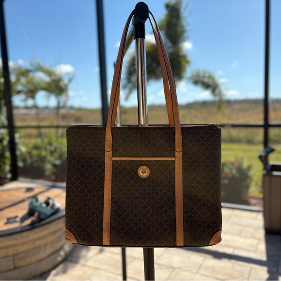 Vintage La Tour Eiffel Paris Tote | French Monogram Canvas | Good Condition - Picture 2 of 9